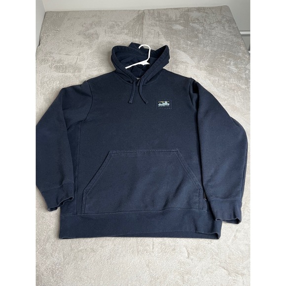 Patagonia Uprisal Hoodie Navy Blue  Pullover Hooded Sweatshirt men's Medium - Picture 2 of 10